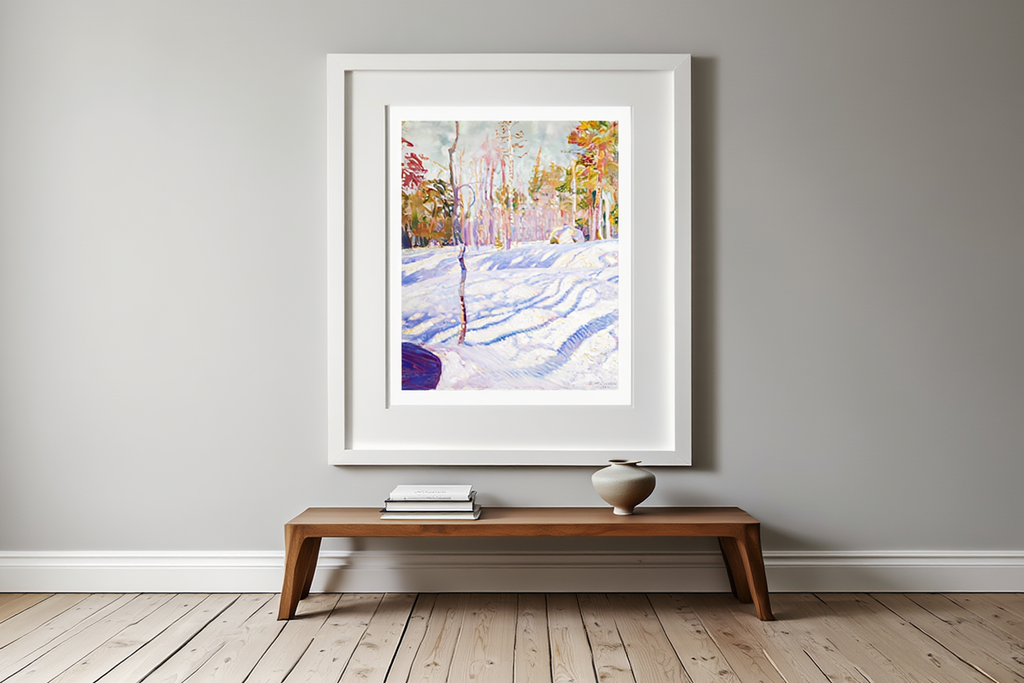 Sunlit Winter Lanscape