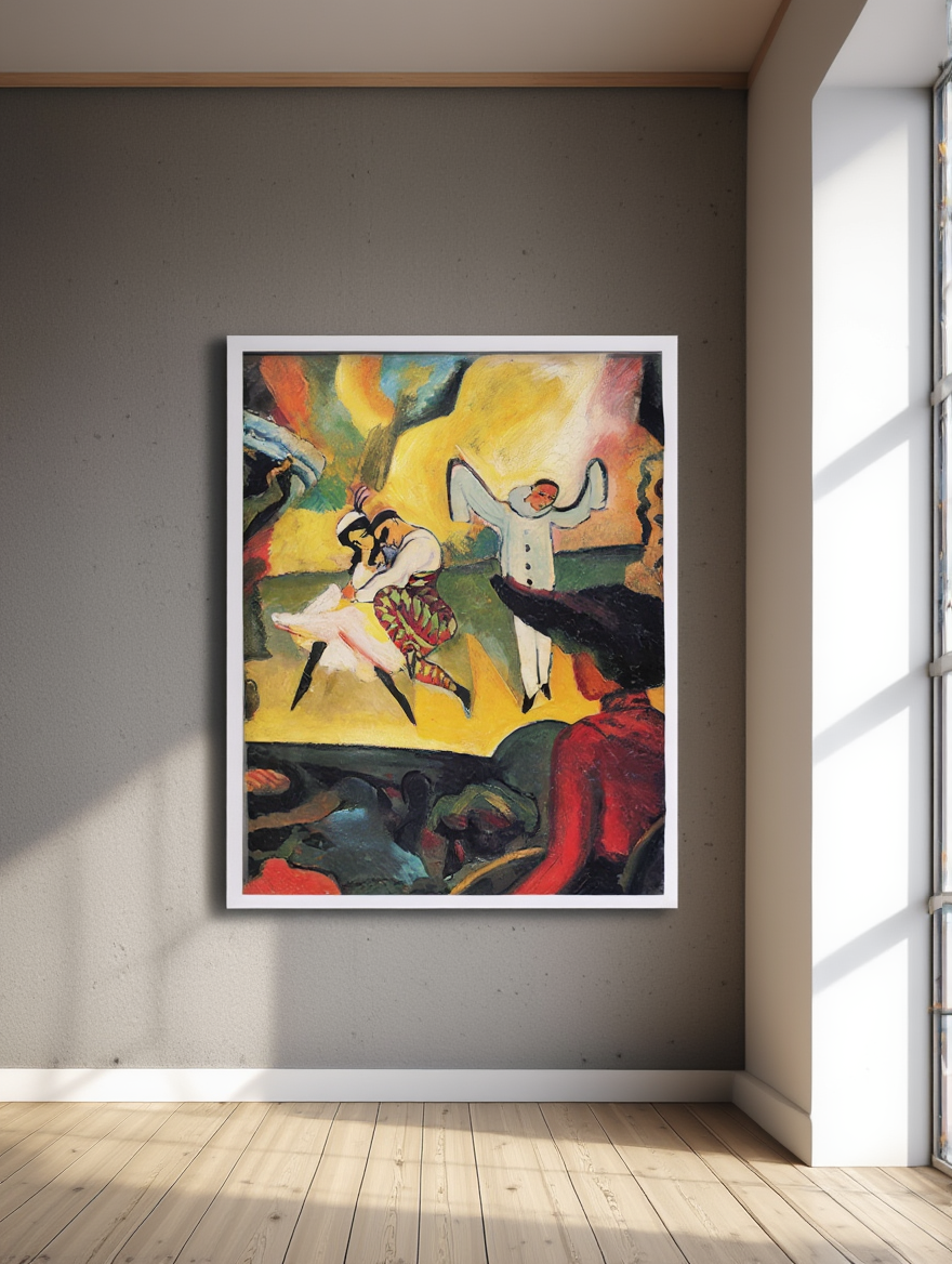 August Macke - Russian Ballet Art