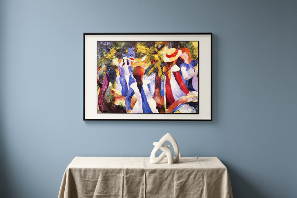 August Macke – Filles en vert | HakyArts