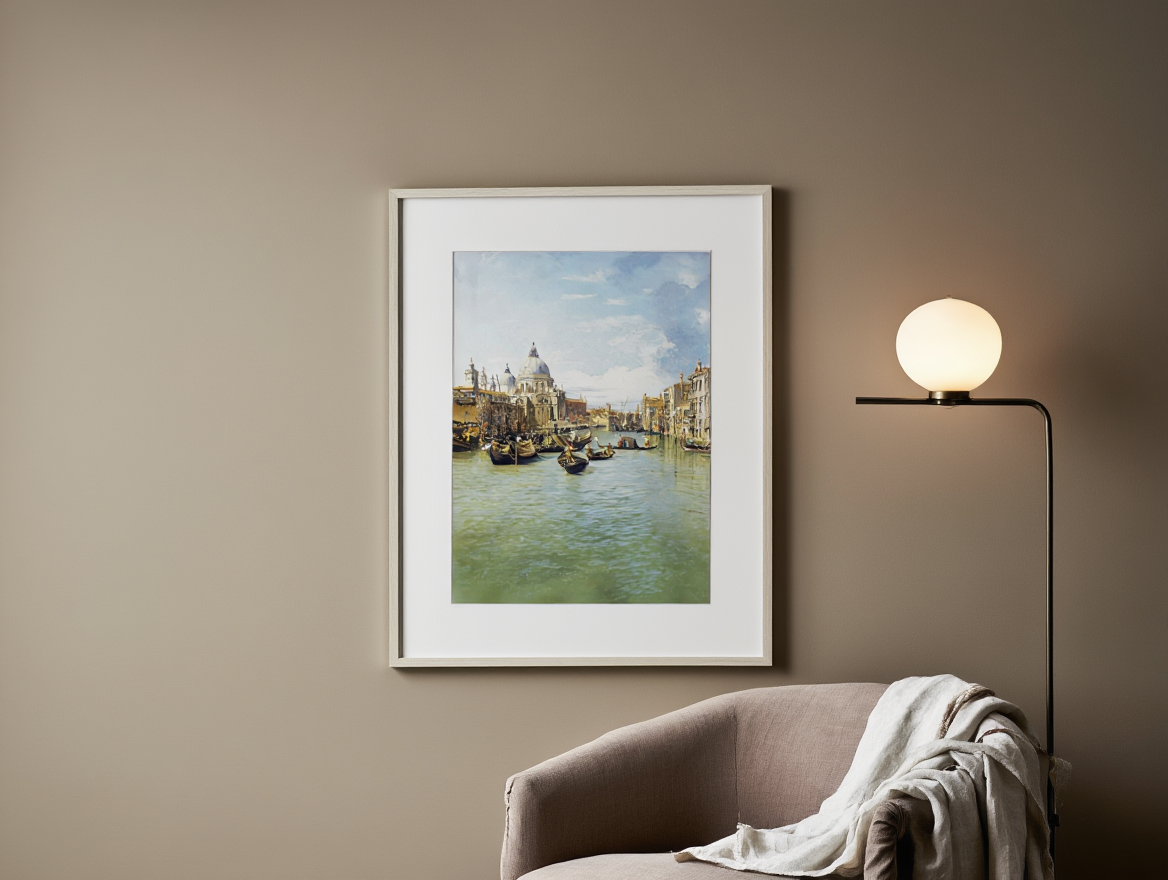 Indgangen til Canal Grande, Venedig af Canaletto (1730) – Italiensk mesterværk