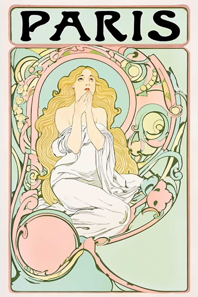 Curated Alphonse Mucha Prints – 4-Print Gallery Collection