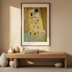 Gustav Klimt – The Kiss Print (1907-1908) – Iconic Symbolist Art Poster - Hakyarts