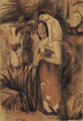 Hail Mary (La Orana Maria) – Paul Gauguin Poster | Symbolist & Post-Impressionist Religious Art Print - Hakyarts