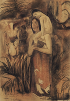 Hail Mary (La Orana Maria) – Paul Gauguin Poster | Symbolist & Post-Impressionist Religious Art Print - Hakyarts