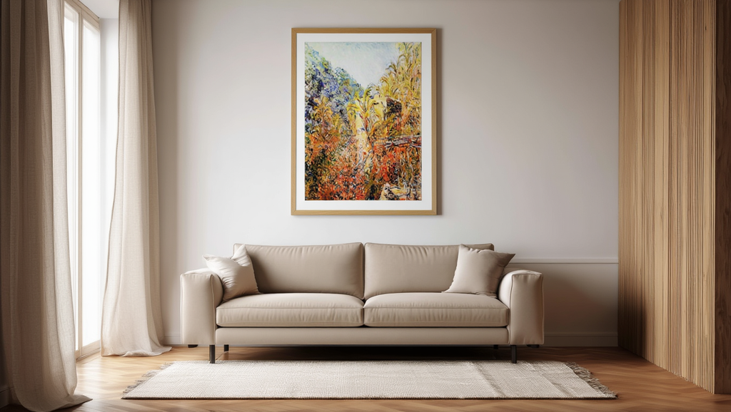 Claude Monet - The Valley of Sasso Poster