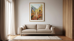 The Valley of Sasso – Claude Monet Poster | Impressionist Landscape Art Print - Hakyarts