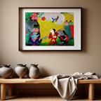 Utan Pardon by Nils Dardel – Modernist Figurative Art Print - Hakyarts
