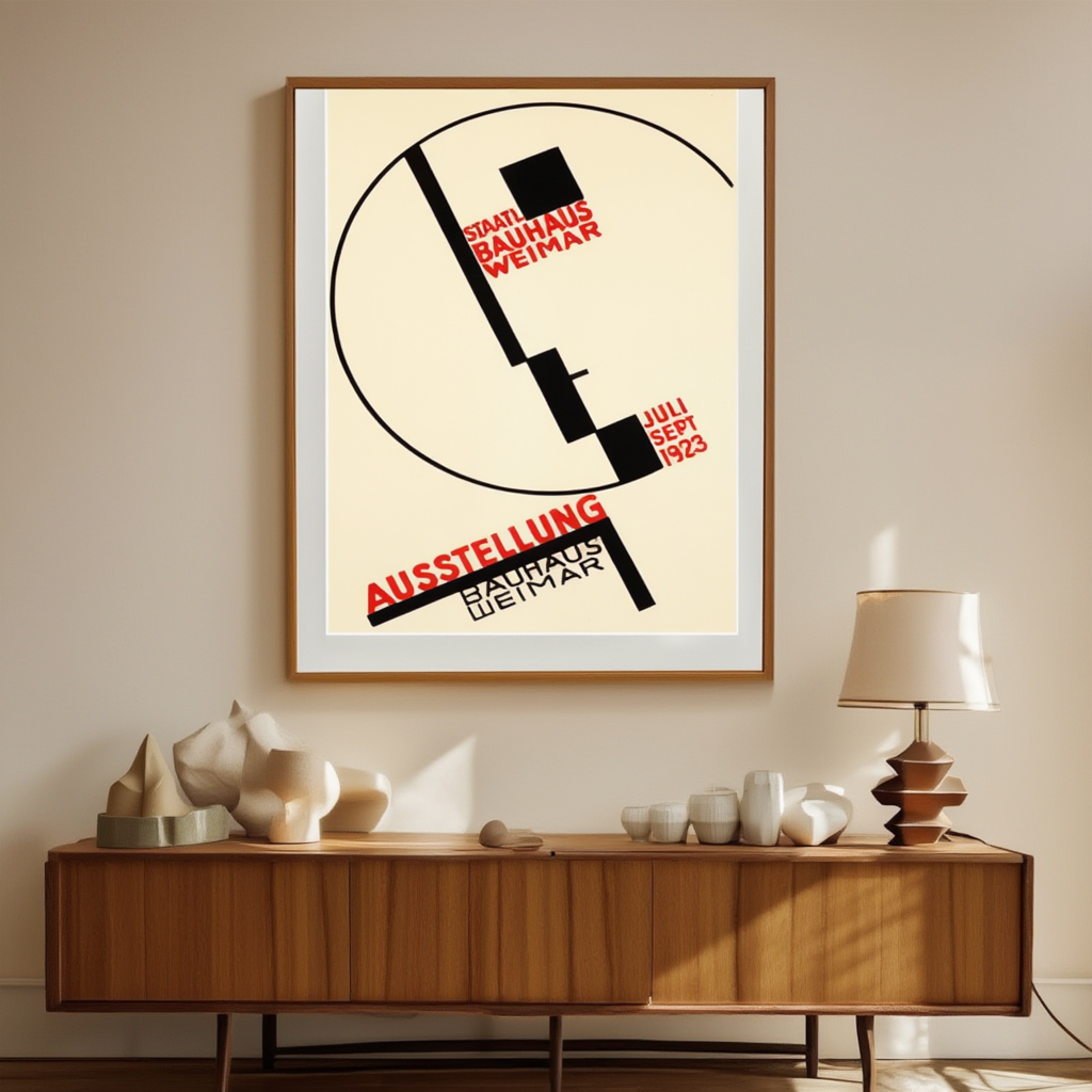 Weimar Bauhaus Postkarten Nr. 14 by Dörte Helm (1923) – Bauhaus Modernist Art Print