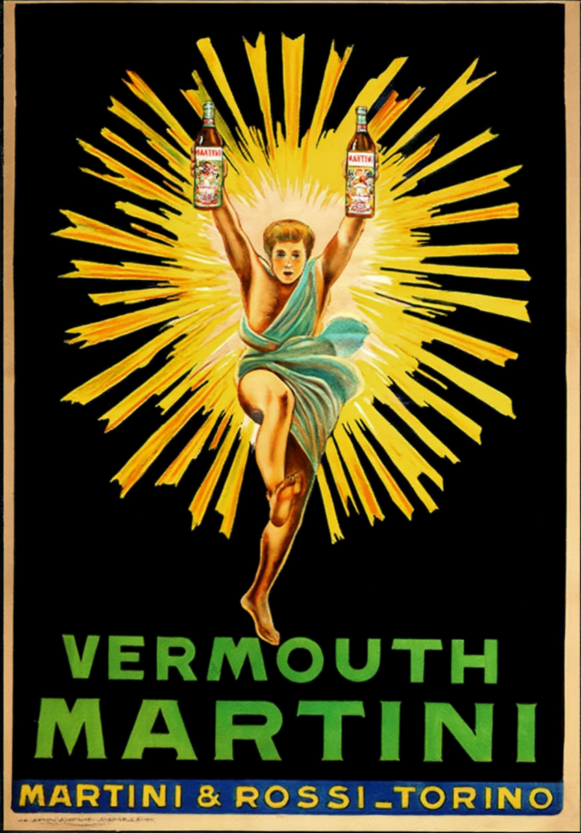 Vermouth Martini by Leonetto Cappiello – Vintage Advertising Art Print
