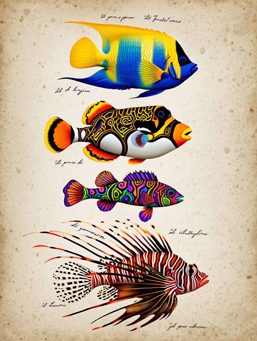 Louis Renard – Vibrant Ocean Life Collection