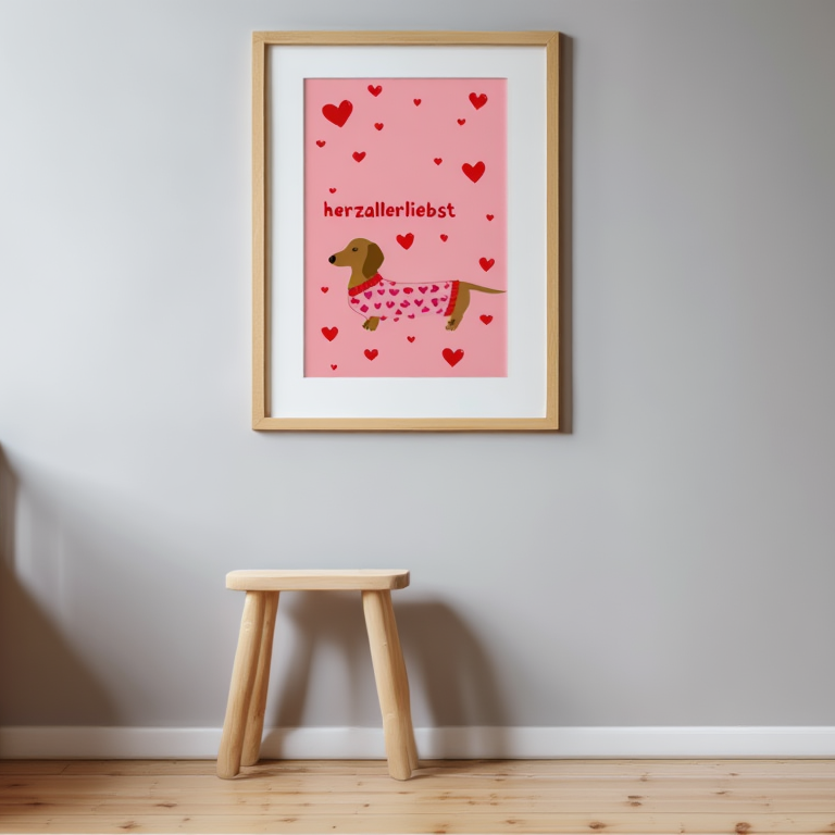 Herzallerliebst – Floating Hearts Poster