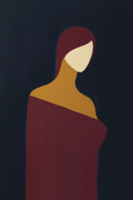 Luminous Veil – Figurative Art Print - Hakyarts