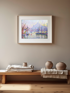 Notre-Dame de la Garde ‘La Bonne-Mère’, Marseilles – Paul Signac Poster | Neo‑Impressionist Landmark Art Print