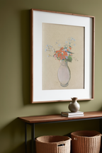 Vase de Fleurs – Odilon Redon Poster | Symbolist Floral Art Print - Hakyarts