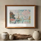 La Dogana ‘Venise’ – Paul Signac Poster | Neo‑Impressionist Venice Art Print