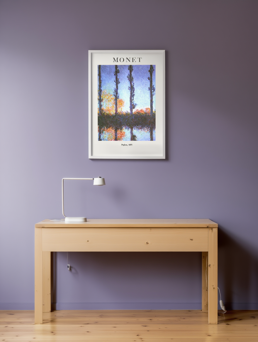 Claude Monet - Poplars Poster
