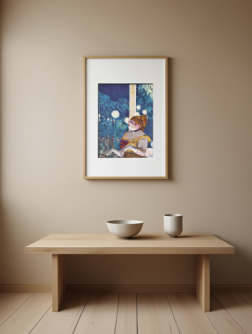 Edgar Degas - In the Concert Cafe: The Dog's Song