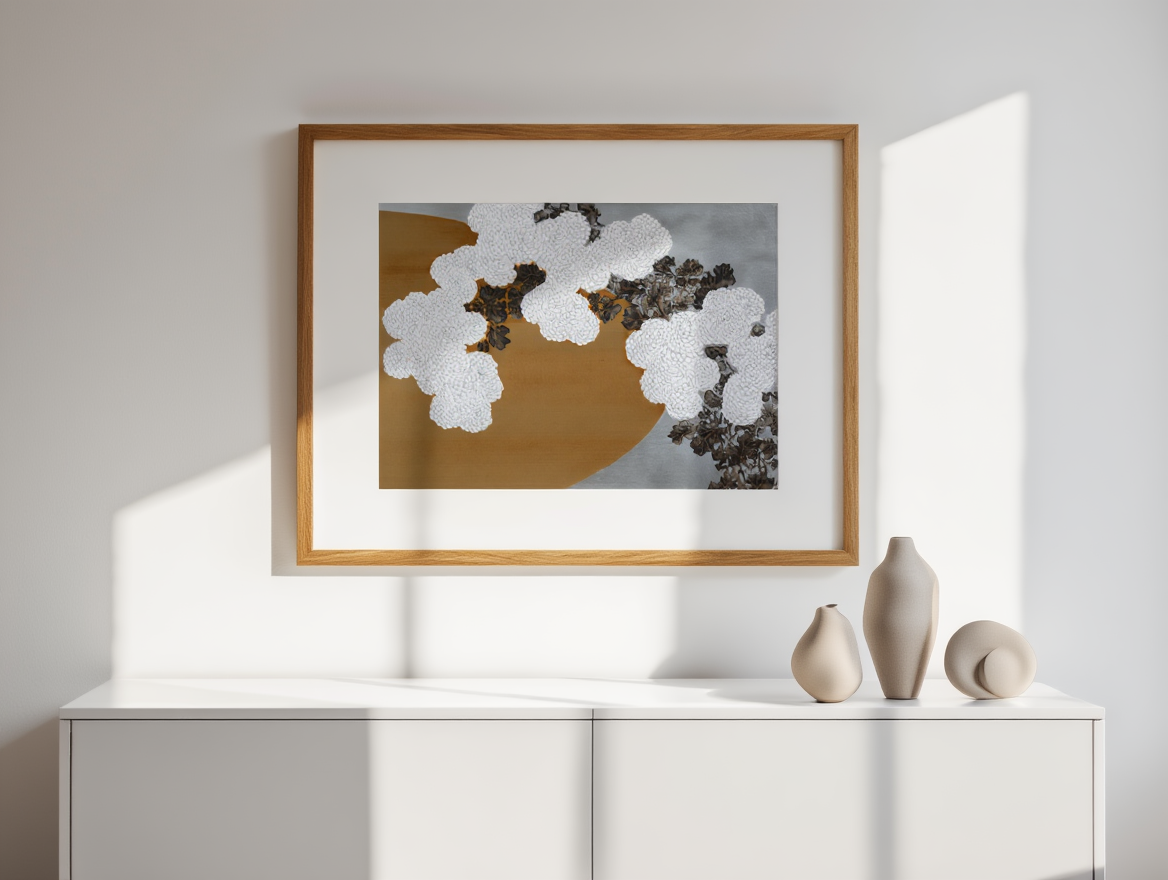 Kamisaka Sekka  - White Flowers