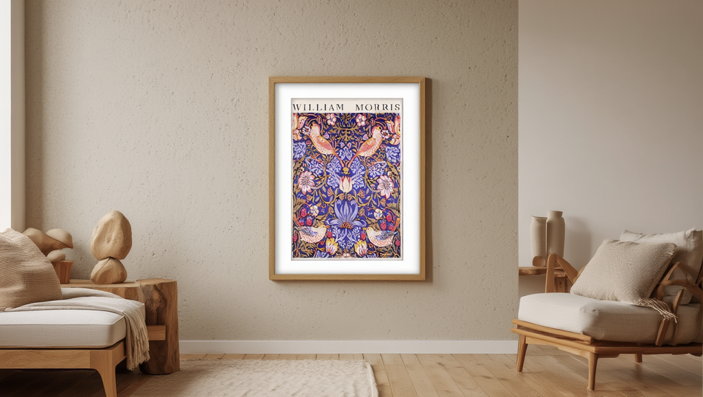 William Morris – Strawberry Thief – Iconic Arts and Crafts Movement Art Print