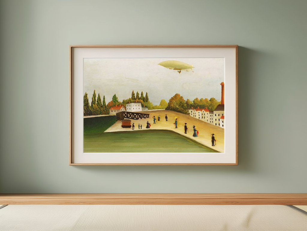 Quai d'Ivry by Henri Rousseau – Post-Impressionist Art Print