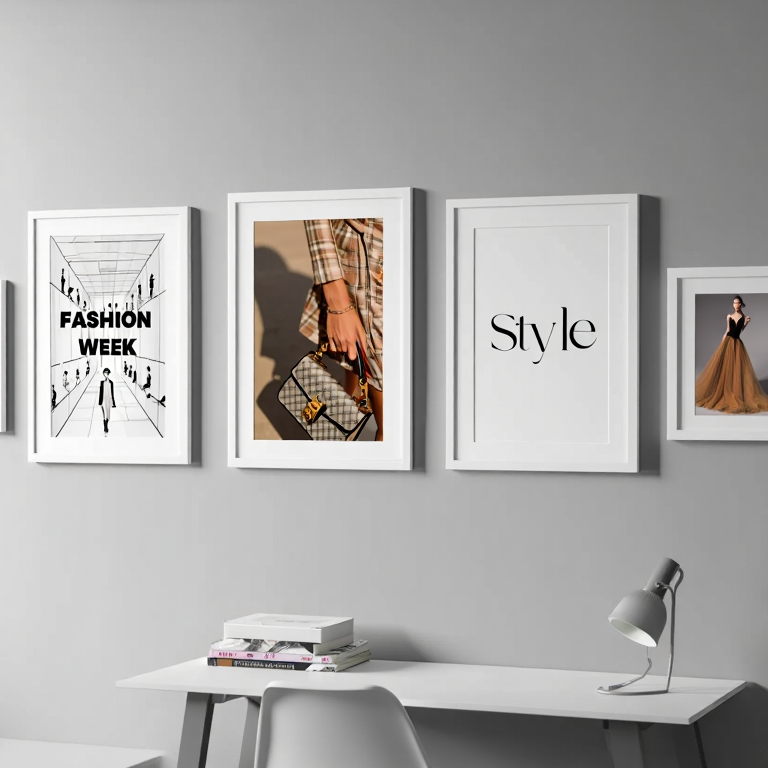 Luxury Fashion Art – 5-Piece Set