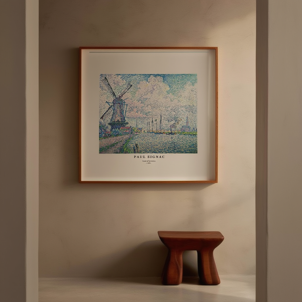 Paul Signac - Canal of Overschie Poster