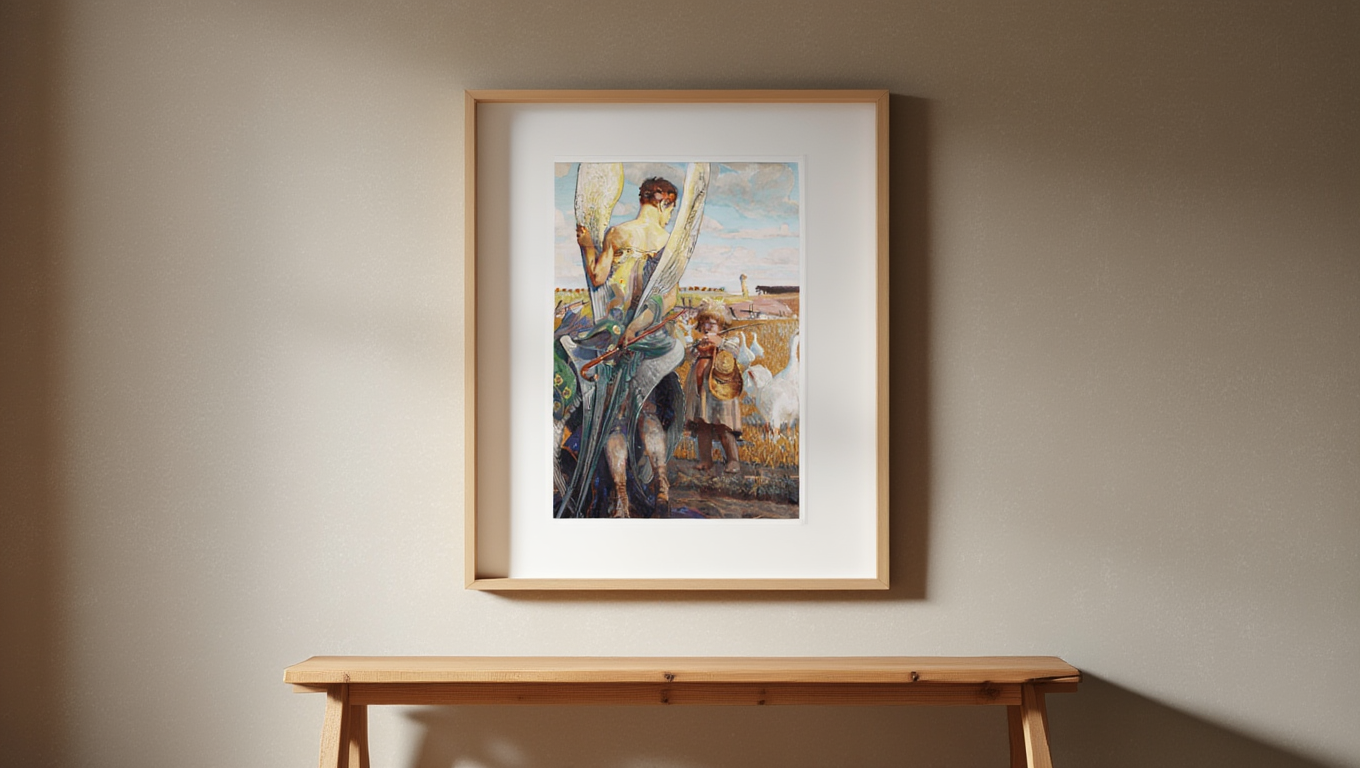 Jacek Malczewski - Angel, I Shall Follow Thee