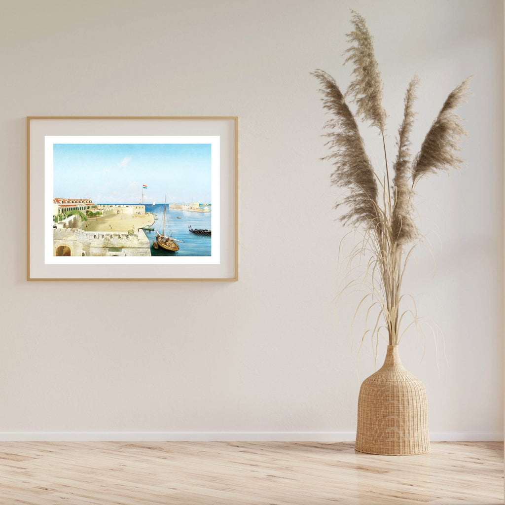 The Harbor Entrance of Willemstad with the Government Palace - Hakyarts