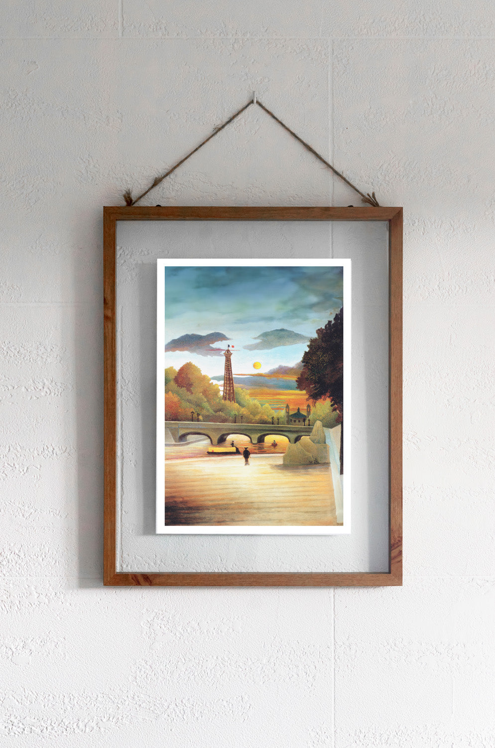 Seine and Eiffel Tower in the Evening Sun