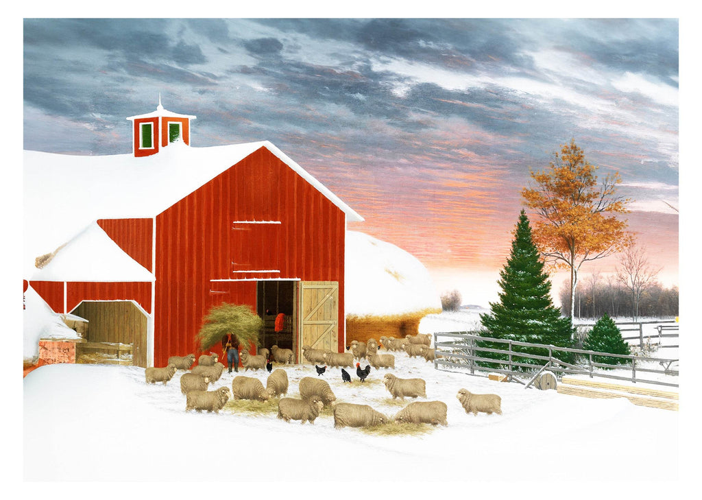 Barnyard In Winter - Hakyarts