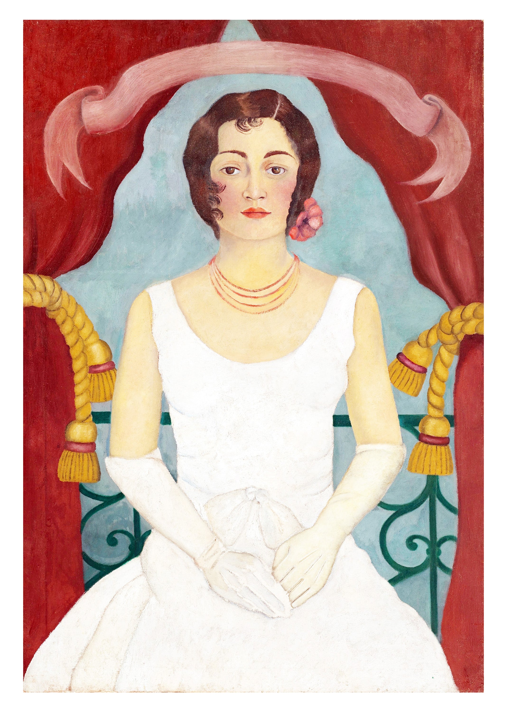 Frida Kahlo – Portrait of a Lady in White | Fine Art Print