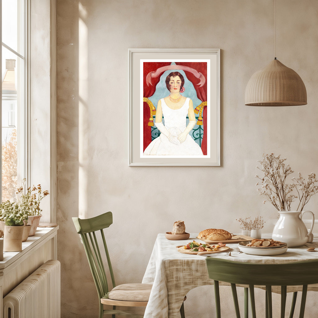 Frida Kahlo – Portrait of a Lady in White | Fine Art Print