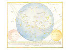 Planisphere pour les Alignements des Principales Etoiles - Hakyarts