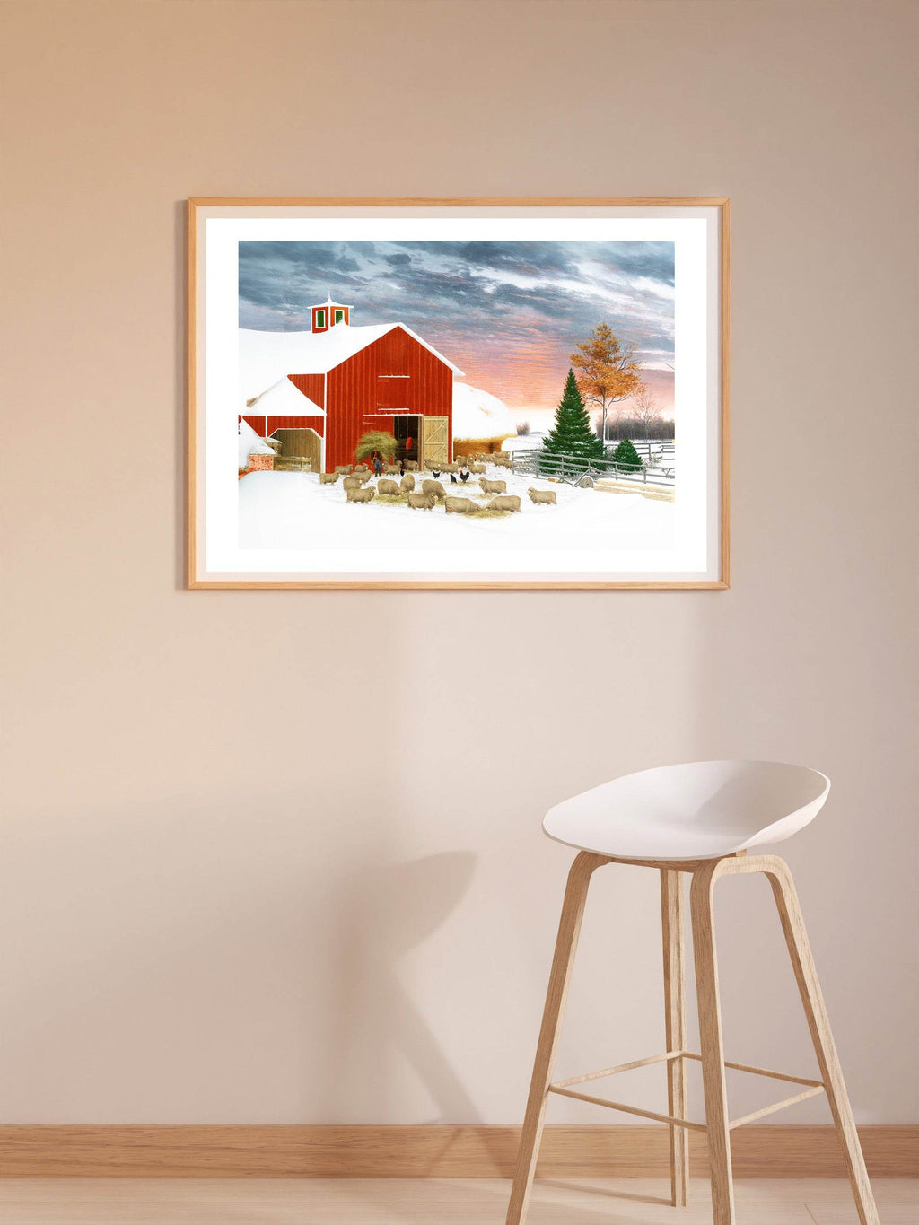 Barnyard In Winter - Hakyarts