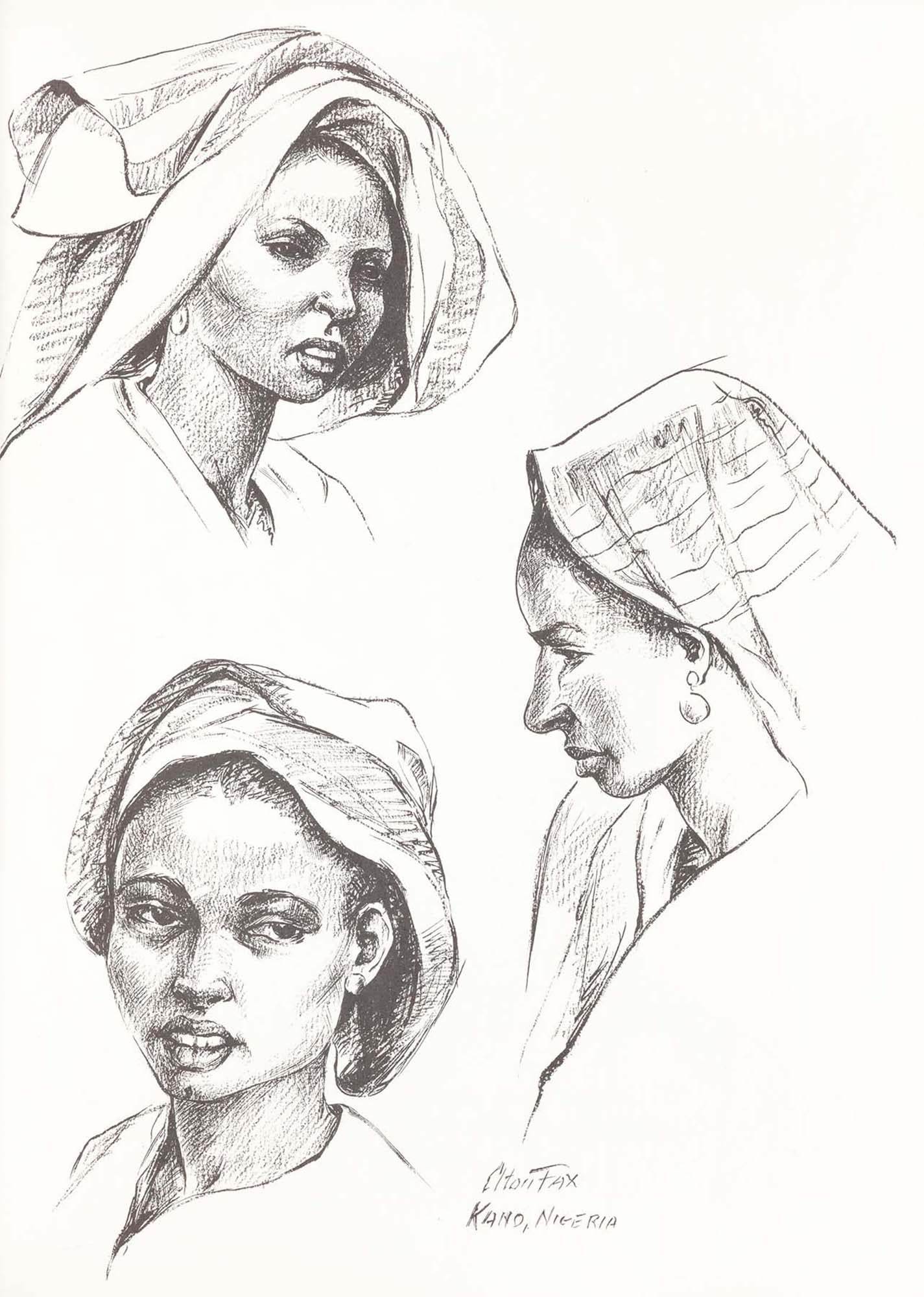 Elton Fax - West Africa Vignettes Pl.14 Poster - Hakyarts