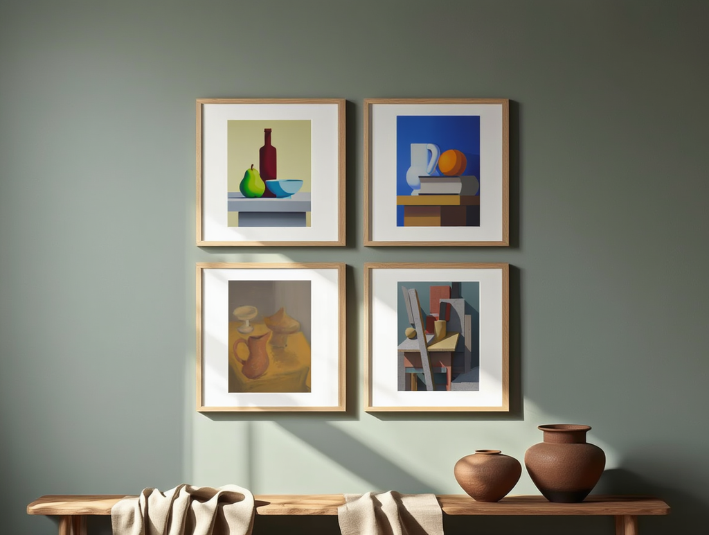 Lundstrøm Geometric Color Study – 4 Prints Mix & Match