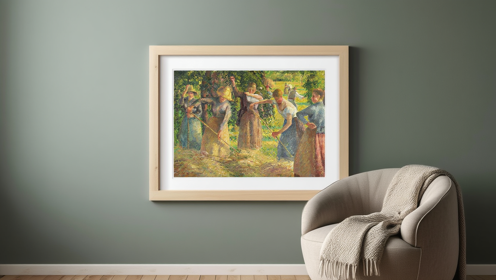 Camille Pissarro - Hay Harvest at Éragny