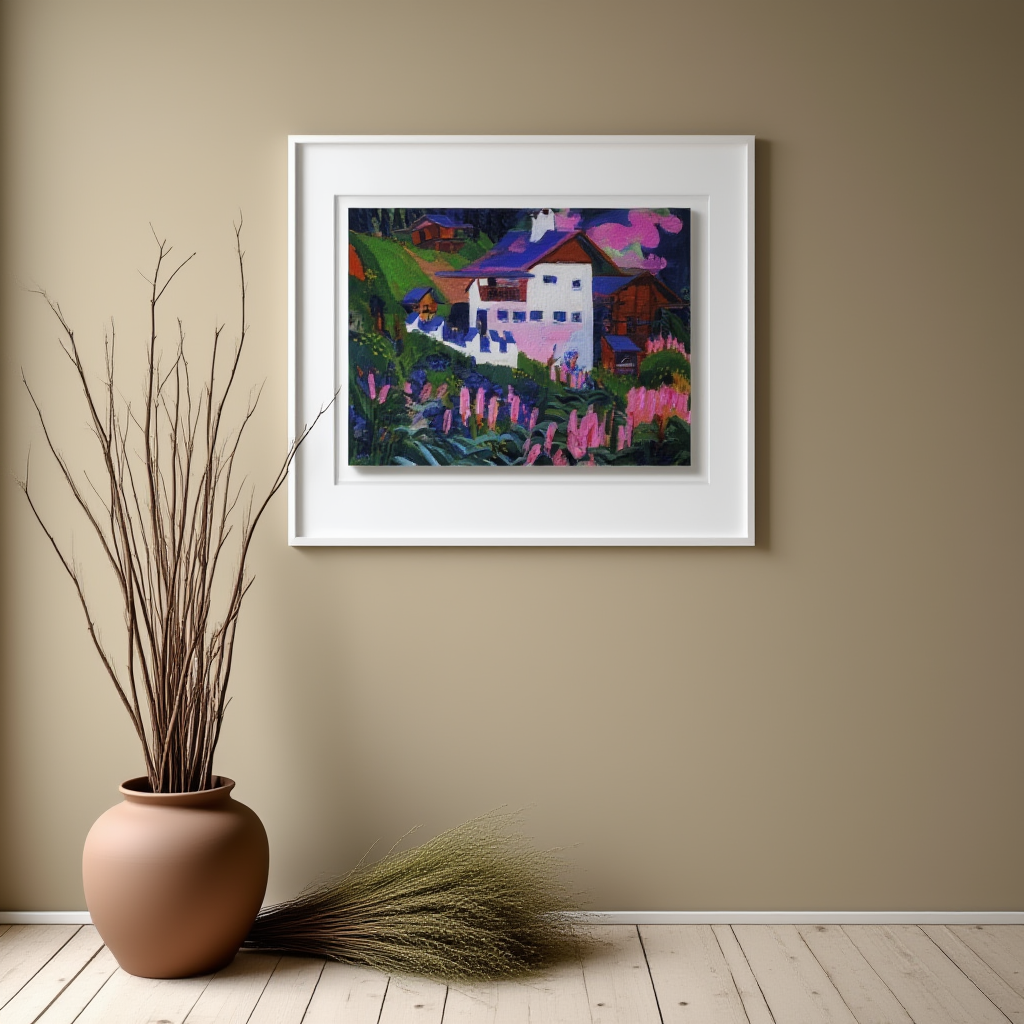 Ernst Ludwig Kirchner - Haus in die Wiesen