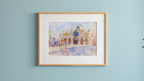 The Piazza San Marco, Venice – Auguste Renoir Poster | Impressionist Cityscape & Travel Art Print