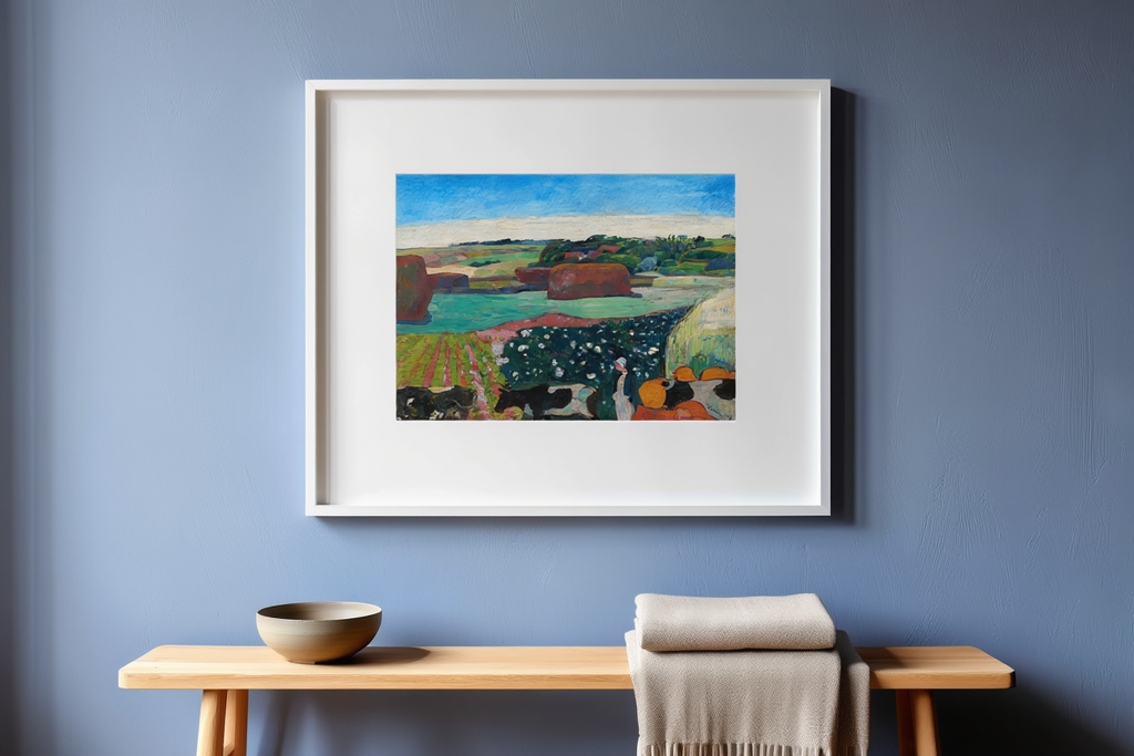 Paul Gauguin - Haystacks in Brittany
