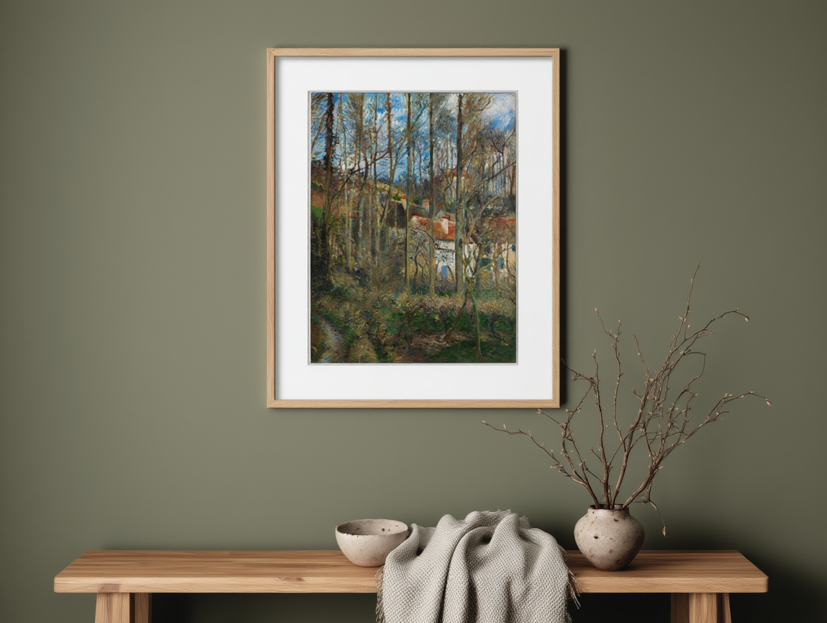 Camille Pissarro - The Côte des Boeufs at L'Hermitage