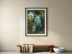 Wood Nymph and Shepherd – Ferdinand Leeke (1905) | Mythological Art Print