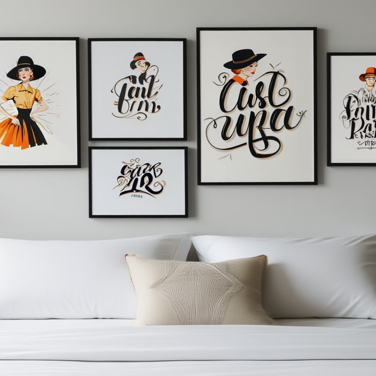 Pin-Up Perfection – 5-Piece Retro Wall Art Set