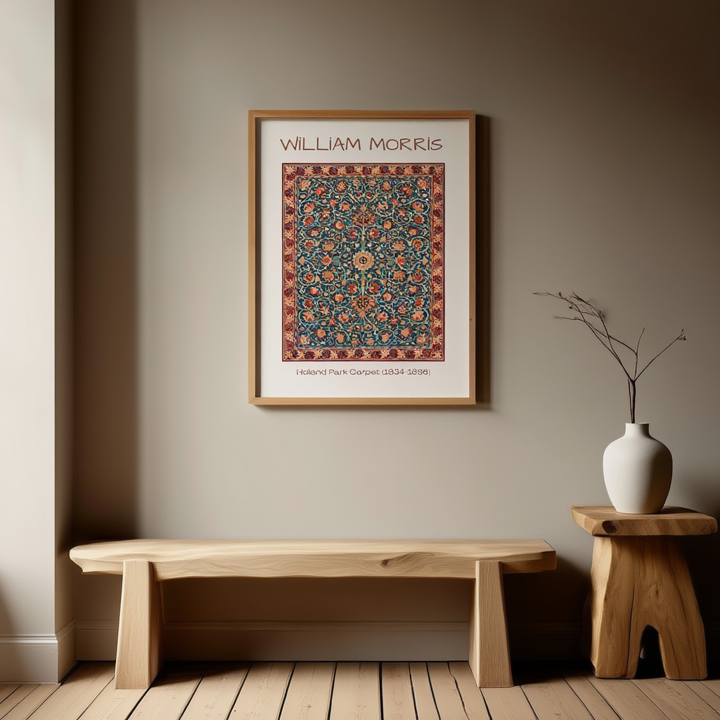 Holland Pattern – William Morris Art Print | Iconic Victorian Textile Design