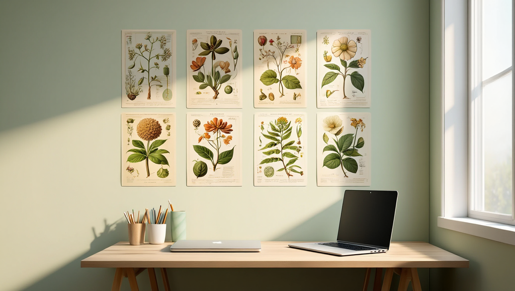 Botanical Elegance – Set of 6 Art Prints