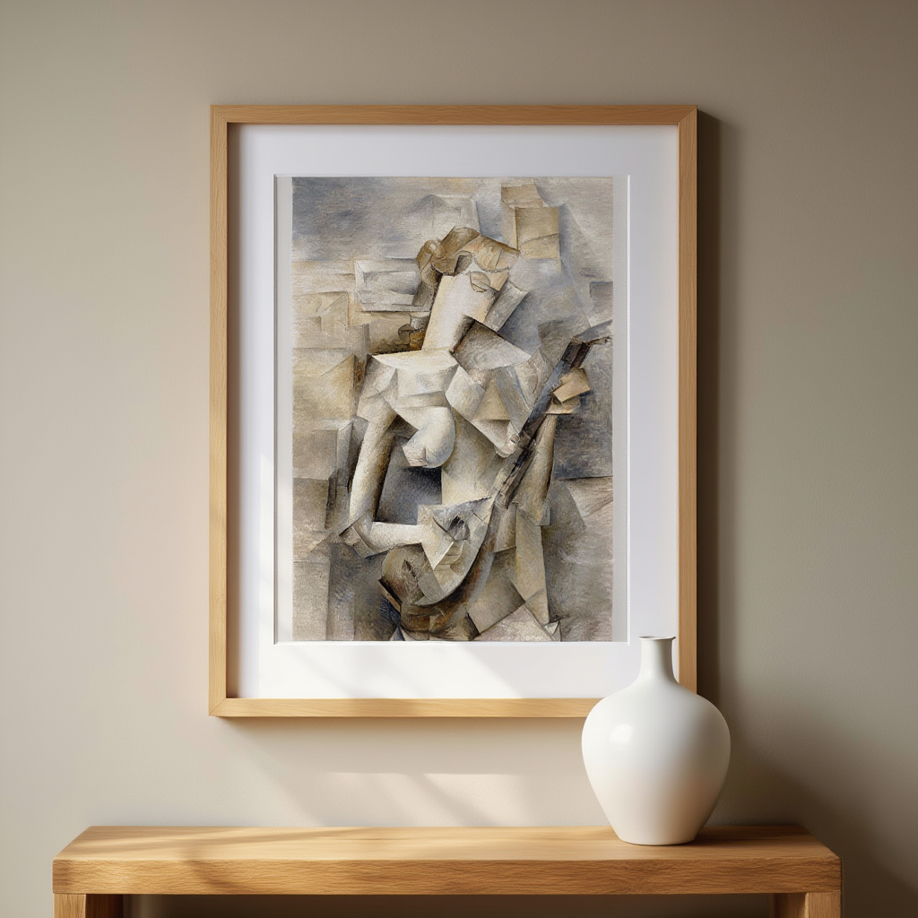 Pablo Picasso - Girl with a Mandolin Poster