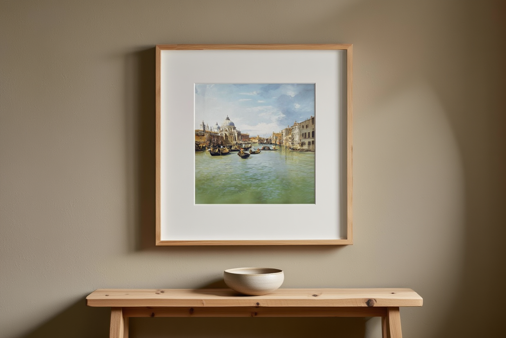 The Entrance To The Grand Canal Venice Poster