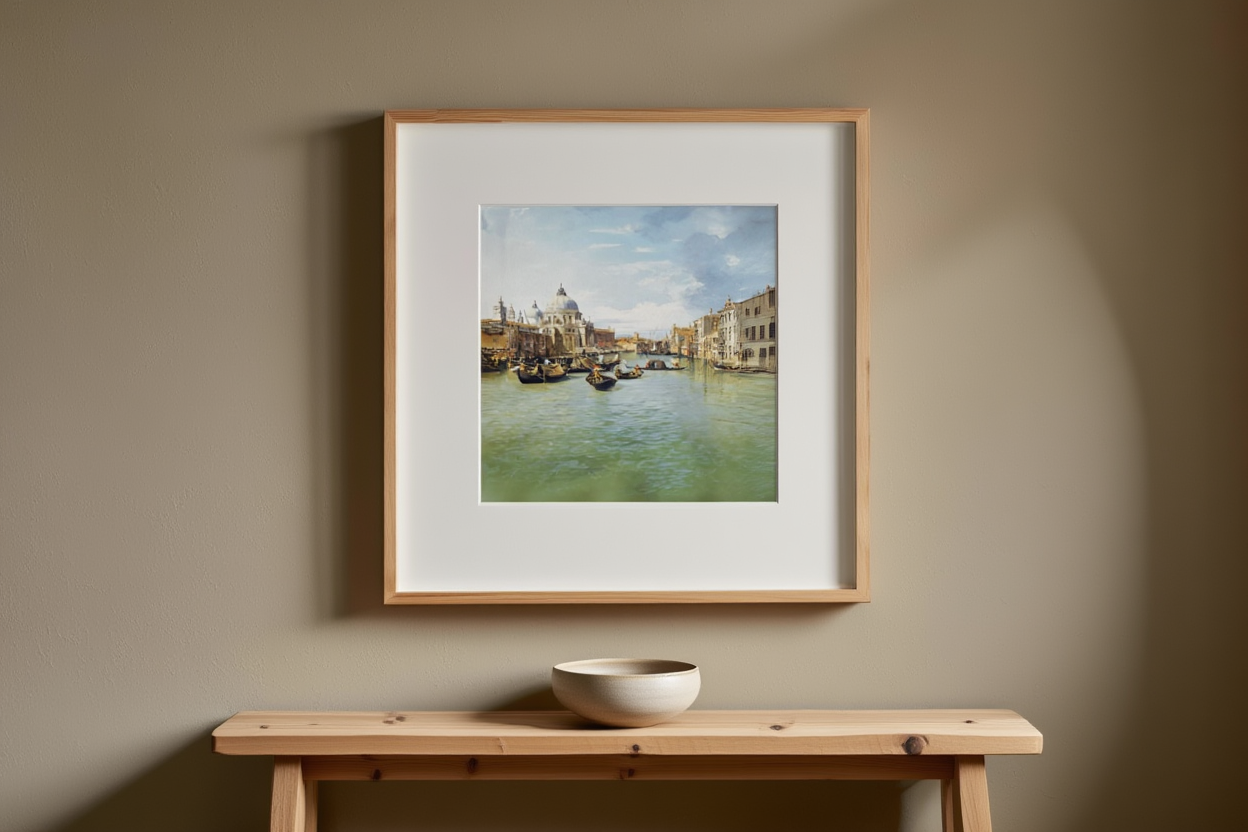 The Entrance To The Grand Canal Venice Poster