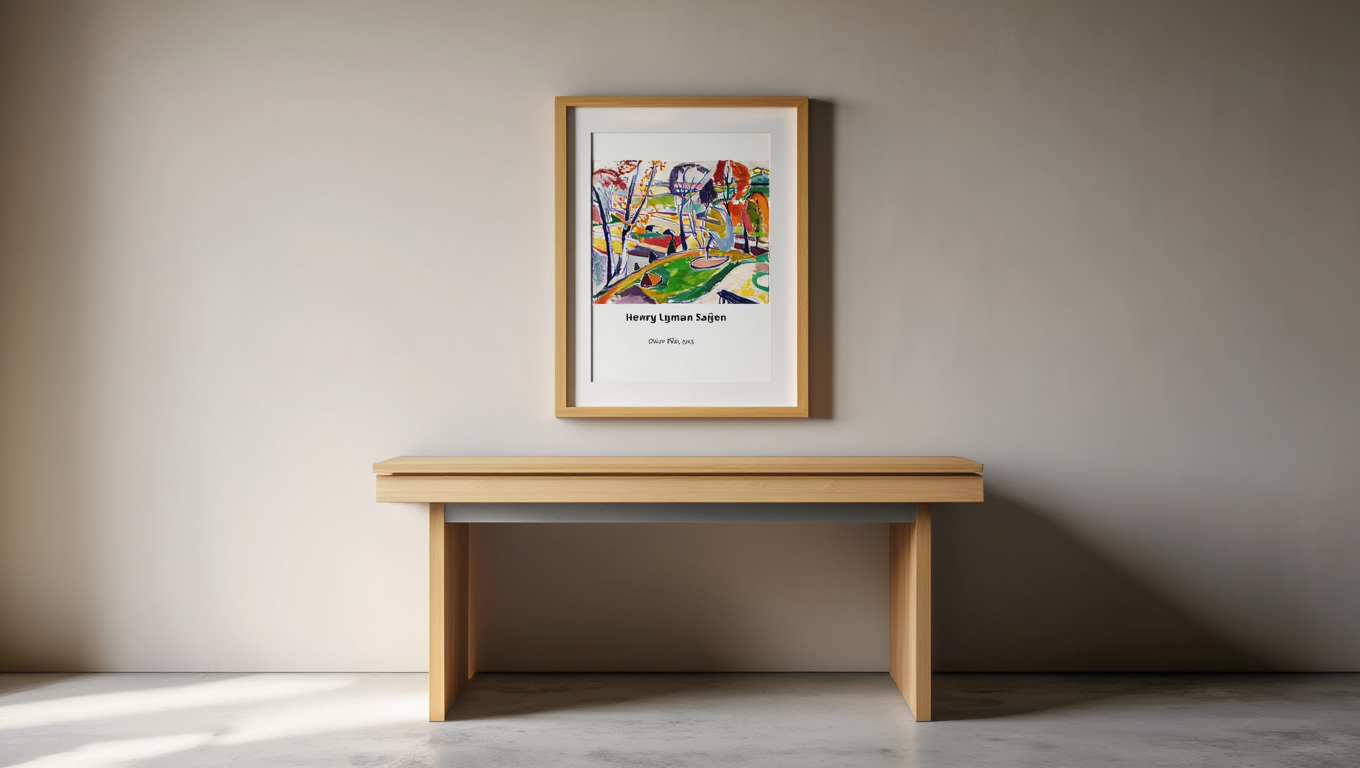 Henry Lyman Saÿen - Décor Plat Poster