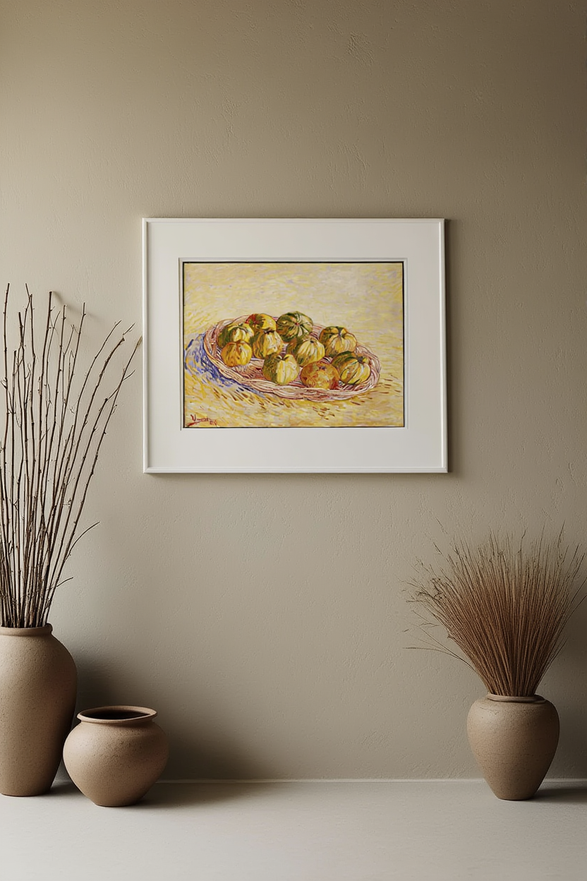 Vincent Van Gogh – Basket of Apples | Still Life Post-Impressionist Art Print